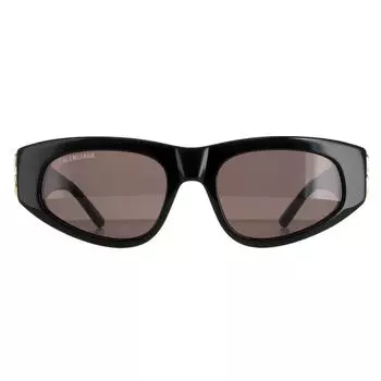 Овал Черный Серый BB0095S Balenciaga, черный