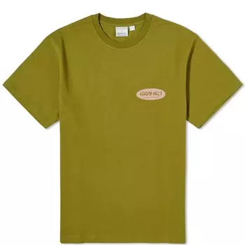 Овальная футболка Gramicci Original Freedom, фисташковый