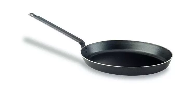 Овальная сковорода Lacor с антипригарным покрытием, прочный алюминий, 36x26 см