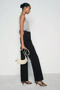 Овальная сумка кроссбоди ZARA, желтый