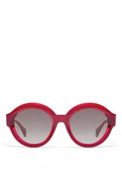 Овальные красные женские солнцезащитные очки glow 6821 9 Gigi Studios