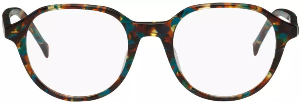 Овальные очки черепаховой расцветки Kenzo