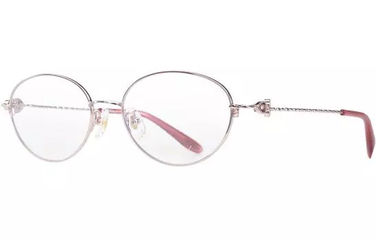 Овальные оправы для очков CHOPARD Pure Titanium, женские, светло-розовые