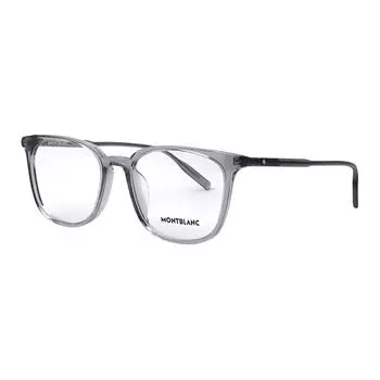 Овальные оправы для очков Plate Frame, мужские, серые MONTBLANC