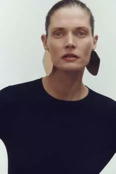 Овальные серьги Zara, золотой