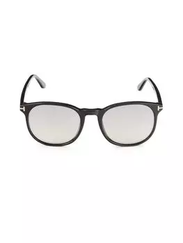 Овальные солнцезащитные очки 53MM Tom Ford, черный