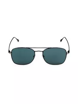 Овальные солнцезащитные очки 55MM Tom Ford, черный
