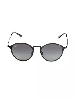 Овальные солнцезащитные очки 59MM Ray-Ban, черный