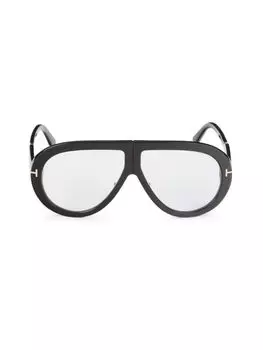 Овальные солнцезащитные очки 61MM Tom Ford, черный