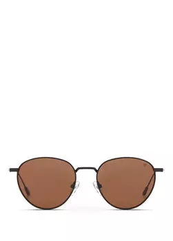 Овальные солнцезащитные очки Bc 1287 c3 в стали Blancia Milano, черный