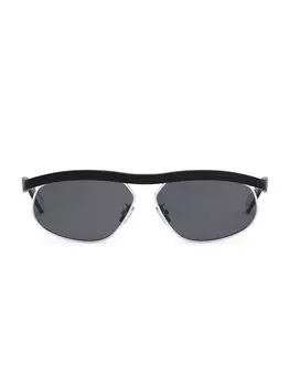 Овальные солнцезащитные очки Diorider S1U 60MM Dior, черный