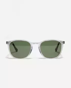 Овальные солнцезащитные очки из прозрачного органического ацетата с поляризованными линзами No Idols, белый