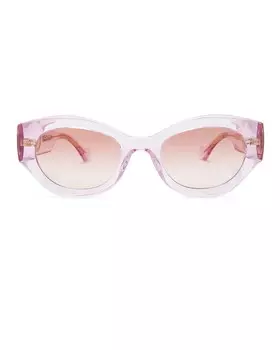 Овальные солнцезащитные очки La Piscine Gucci, розовый