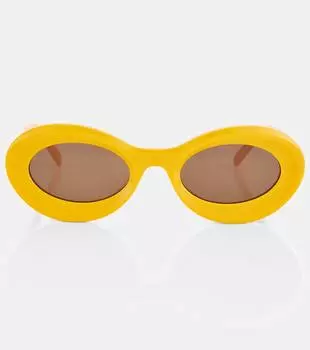 Овальные солнцезащитные очки Paula's Ibiza Loop Loewe, мультиколор