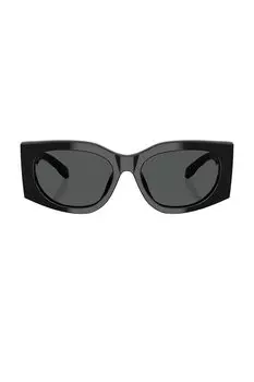 Овальные солнцезащитные очки Tory Burch, black