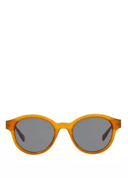 Овальные солнцезащитные очки унисекс harlem 6812 0 медового цвета Gigi Studios