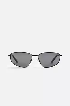 Овальные солнцезащитные очки ZARA, черный