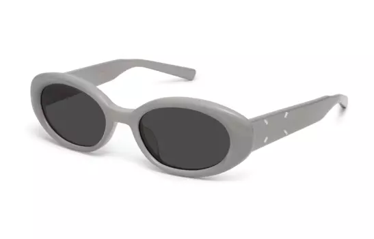 Овальные солнцезащитные очки женские серые GENTLE MONSTER