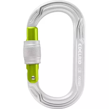 Овальный винтовой карабин Power 2500 Edelrid, серебро