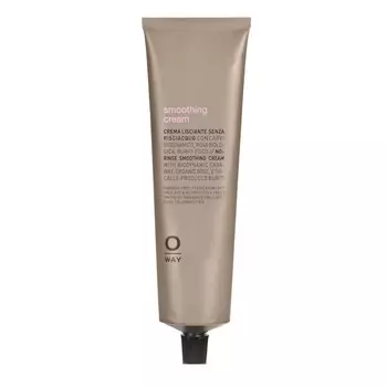Oway, Разглаживающий, разглаживающий термозащитный крем для волос, 150мл