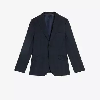 Owenj шерстяная куртка в клетку Ted Baker, темно-синий