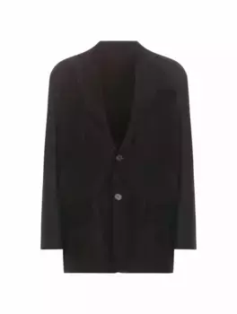 Оверсайз асимметричный жакет Balenciaga, черный