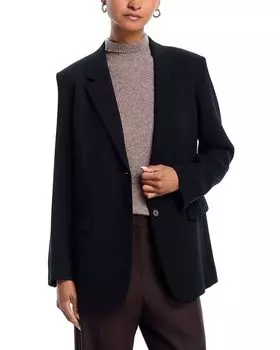 Оверсайз блейзер Theory, черный