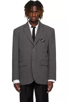 Оверсайз блейзер We11Done, цвет charcoal