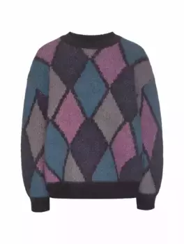 Оверсайз джемпер с узором Anine Bing, мультиколор