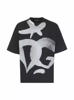 Оверсайз футболка с принтом Dolce&Gabbana