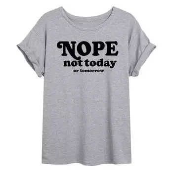 Оверсайз-футболка с рисунком Nope Not Today для детей Juniors' Nope Not Today Licensed Character