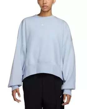 Оверсайз худи с логотипом Nike, синий