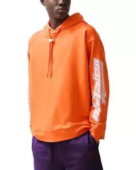 Оверсайз худи с принтом McLaren Racing REISS, оранжевый