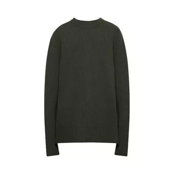 Оверсайз-крюнек с круглым вырезом от Givenchy, цвет милитари-зеленый