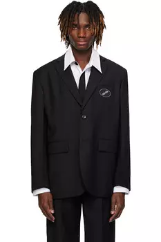 Оверсайз пиджак We11Done, цвет charcoal