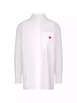 Оверсайз рубашка Boke Flower Kenzo, белый