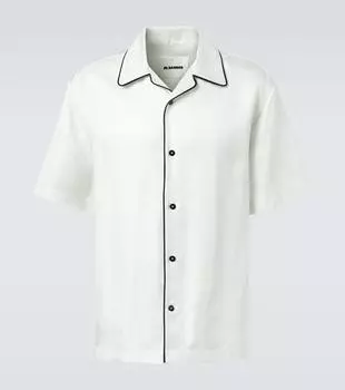 Оверсайз рубашка для боулинга Jil Sander, Lemon Green