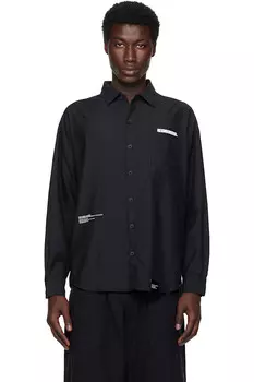 Оверсайз рубашка L/S Neighborhood, черный