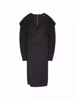 Оверсайз шерстяное пальто Helmut Lang, серый