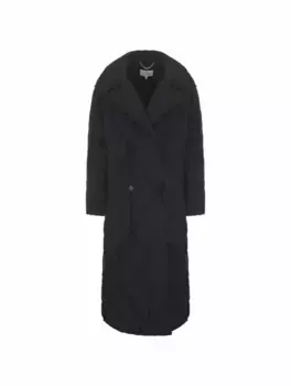 Оверсайз стеганое пальто Maison Margiela, черный