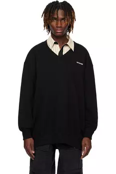 Оверсайз свитшот We11Done, черный