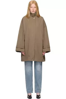 Оверсайз тренч Toteme, цвет hazel