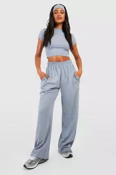 Оверсайзные прямые джоггеры Boohoo, шалфей