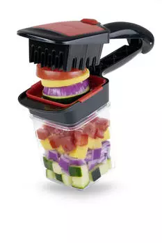 Овощерезка Genius, красный/черный