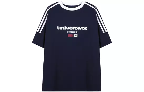 OWOX Футболка унисекс, Черный (полоса 2)