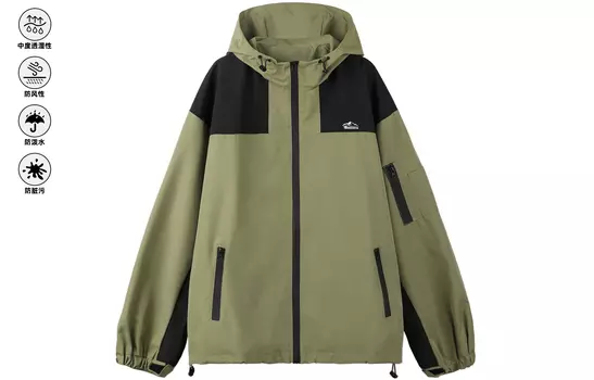 OWOX Куртка унисекс, Черно-белый