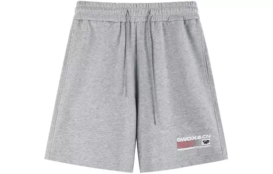 OWOX повседневные шорты унисекс, Хизер Грей