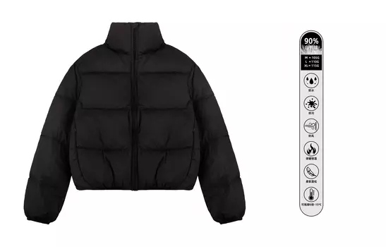 OWOX Женский пуховик, Серый