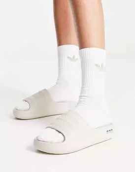 овсяные сандалии adidas Originals Adilette Ayoon