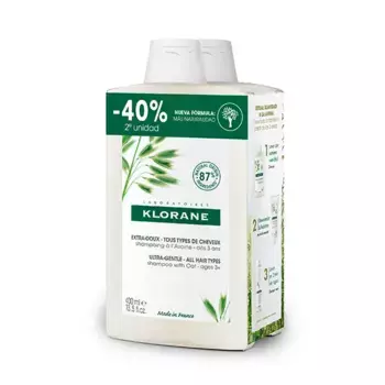 Овсяный шампунь Ultra Gentle Klorane, 2 UD